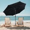 10 ft Garden Umbrella with 3-Tier Vented Design and Tilt Adjustment